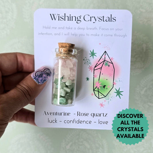 Crystal Chips Jar Gritting Card