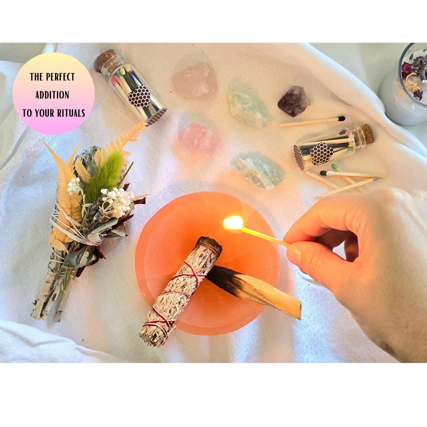 Selenite Crystal Bowl for Cleansing, Charging & Rituals