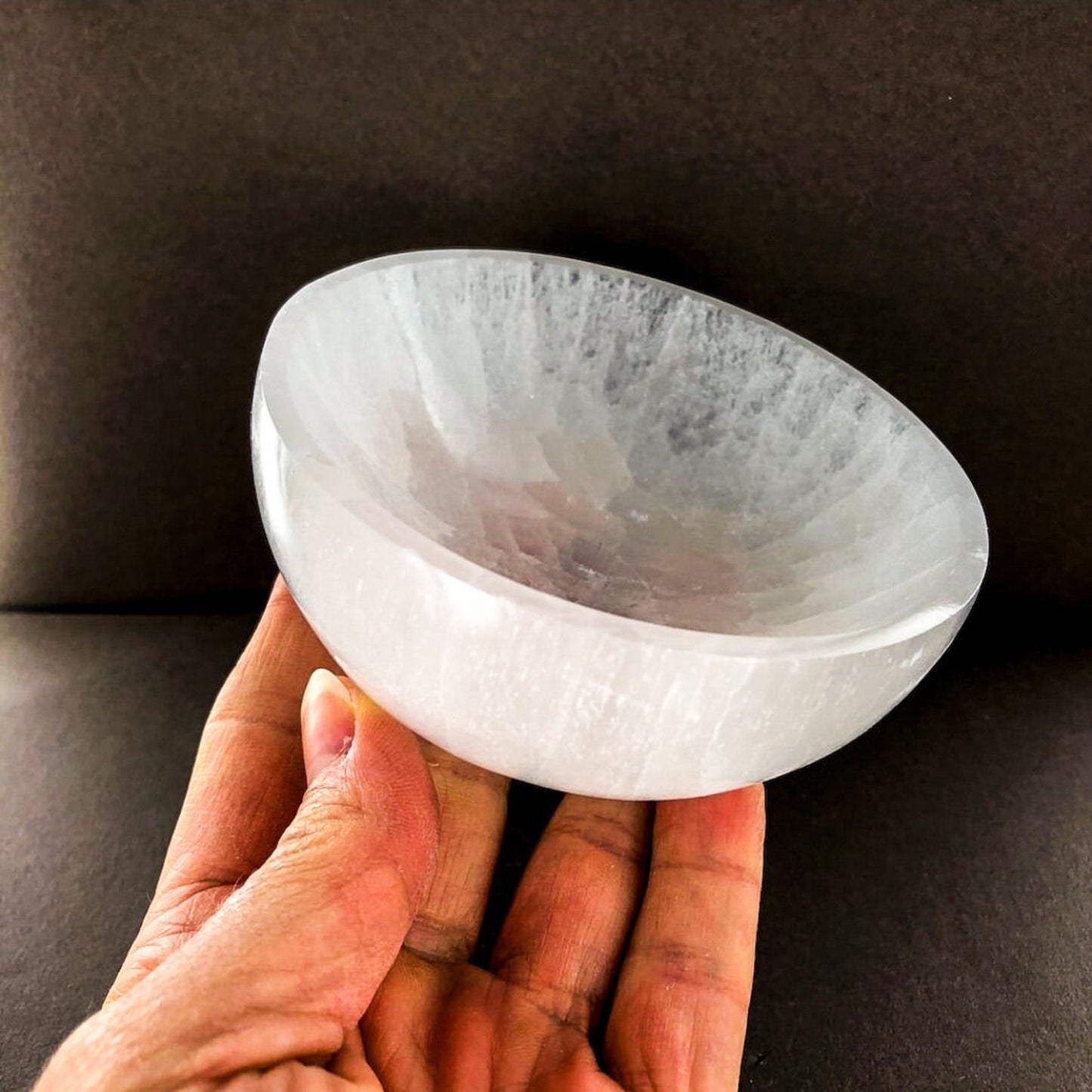 Selenite Crystal Bowl for Cleansing, Charging & Rituals
