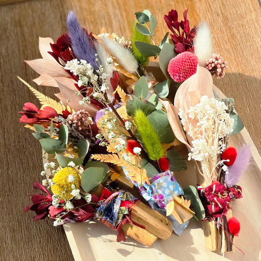 Palo Santo Bundle with Flowers