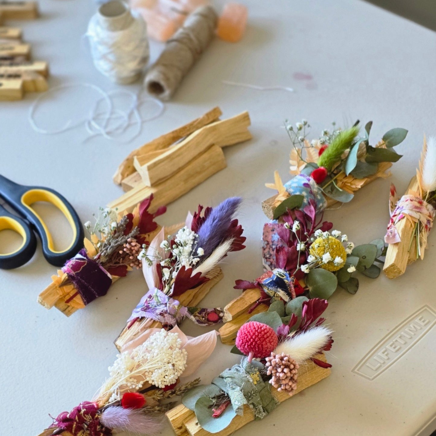 Palo Santo Bundle with Flowers