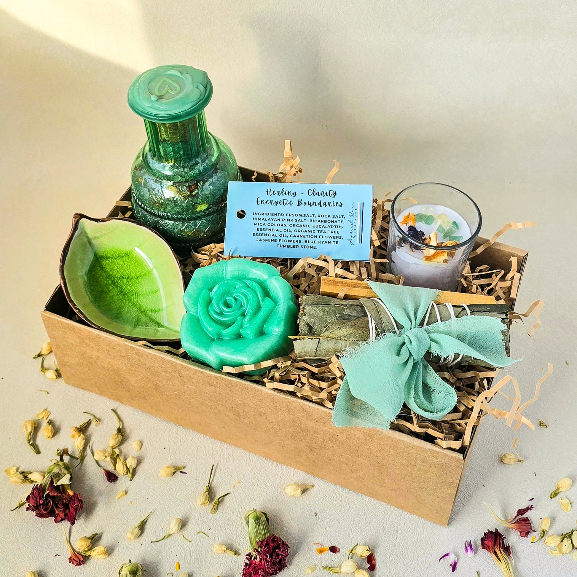 Healing Gift Box, meticulously designed to promote serenity and recovery. T