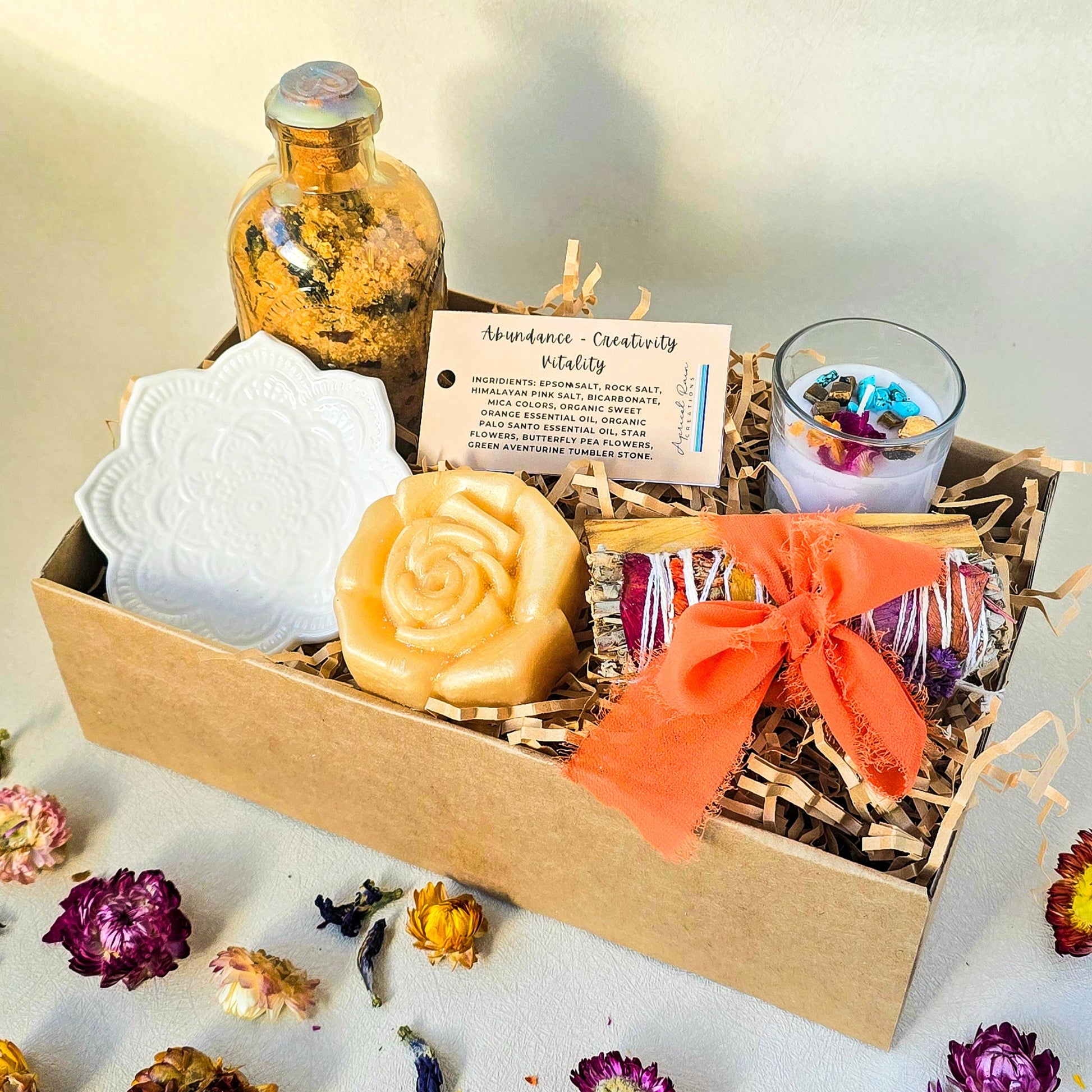 Abundance Gift Box, expertly designed to enhance your spiritual and material prosperity.