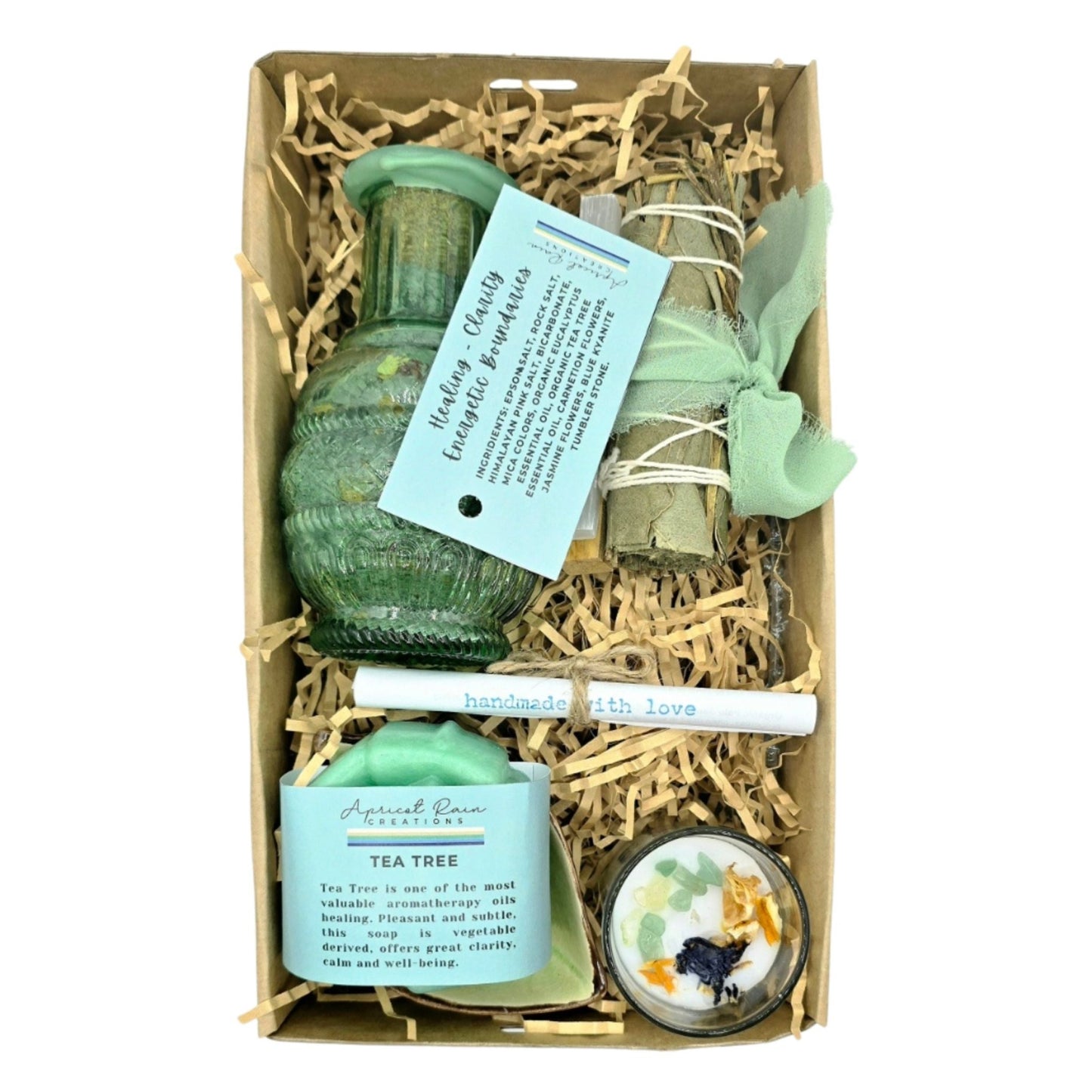 Healing Gift Box, meticulously designed to promote serenity and recovery. T