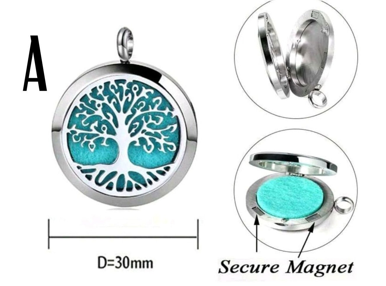 Portable Diffuser Necklace Three of Life