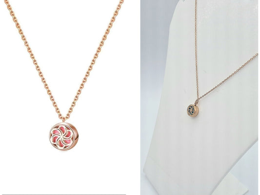 Portable Diffuser Necklace Rose Gold